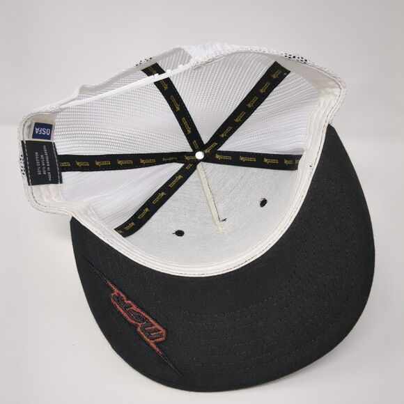 MSR Snapback Mesh Back Trucker Hat Black OSFA Adjustable Colorblock - Picture 6 of 8